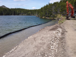 Bear Pond Dam construction